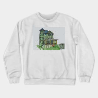 Green house from Mackinac Island Crewneck Sweatshirt